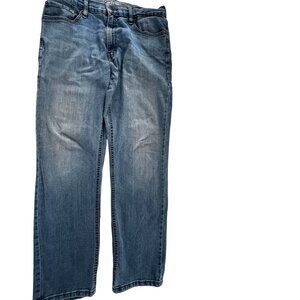 Levi‎ Strauss & Co. Mens 34x32 Signature Jeans Medium Wash Straight Fit Denim